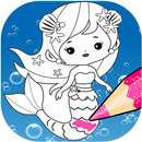 Mermaid Princess Coloring Book APK