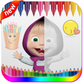 Coloring Book For Masha and the bear
