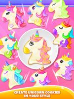 Unicorn Food - Sweet Rainbow Cookies Maker capture d'écran 2