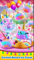 Unicorn Ice Cream Maker - Frozen Sweet Desserts الملصق