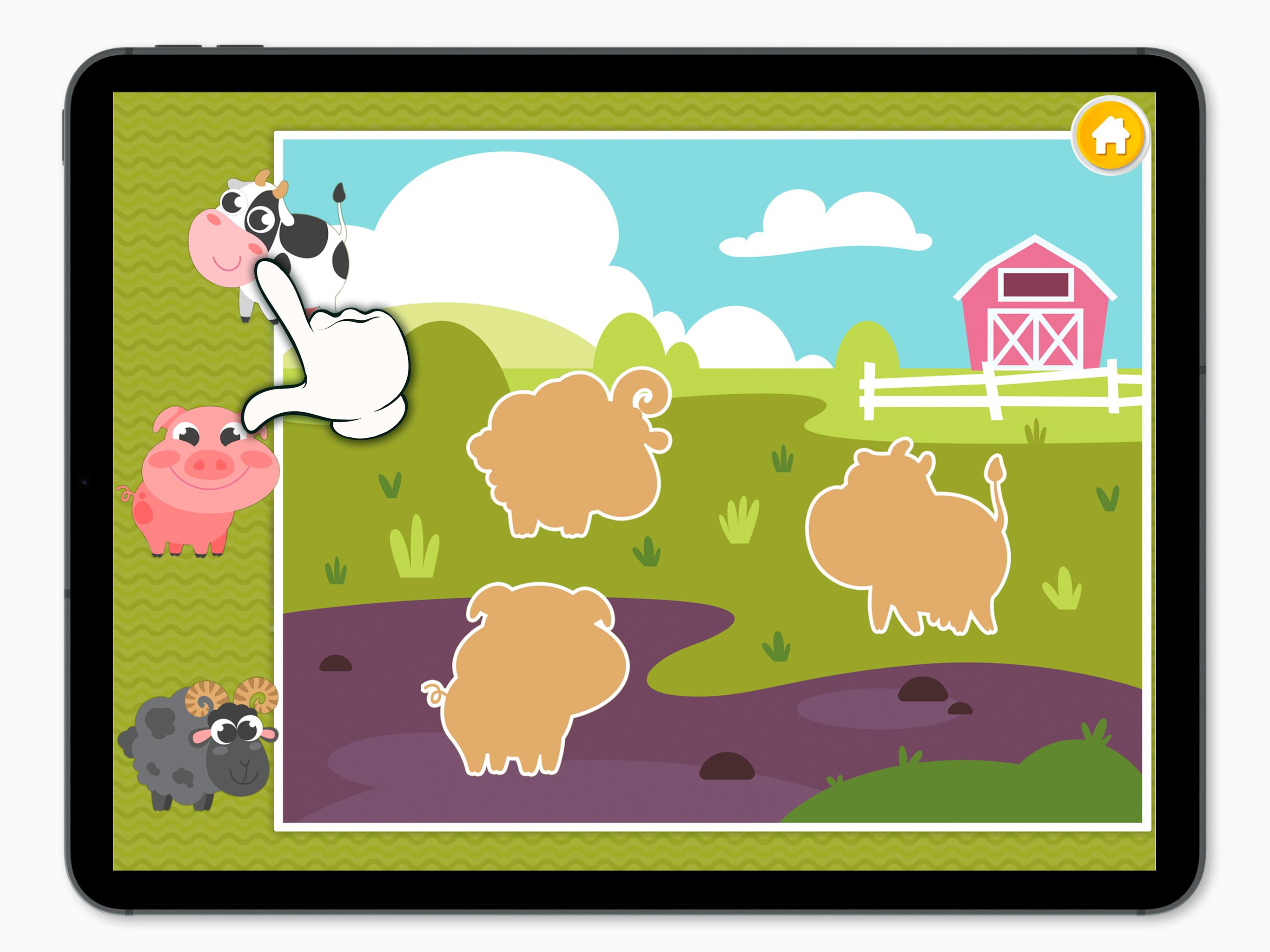 Пазлы животные для детей приложение игры АПК. Пазлы корова. Farm animals Puzzle. Puzzle Pets. Игры puzzle pets