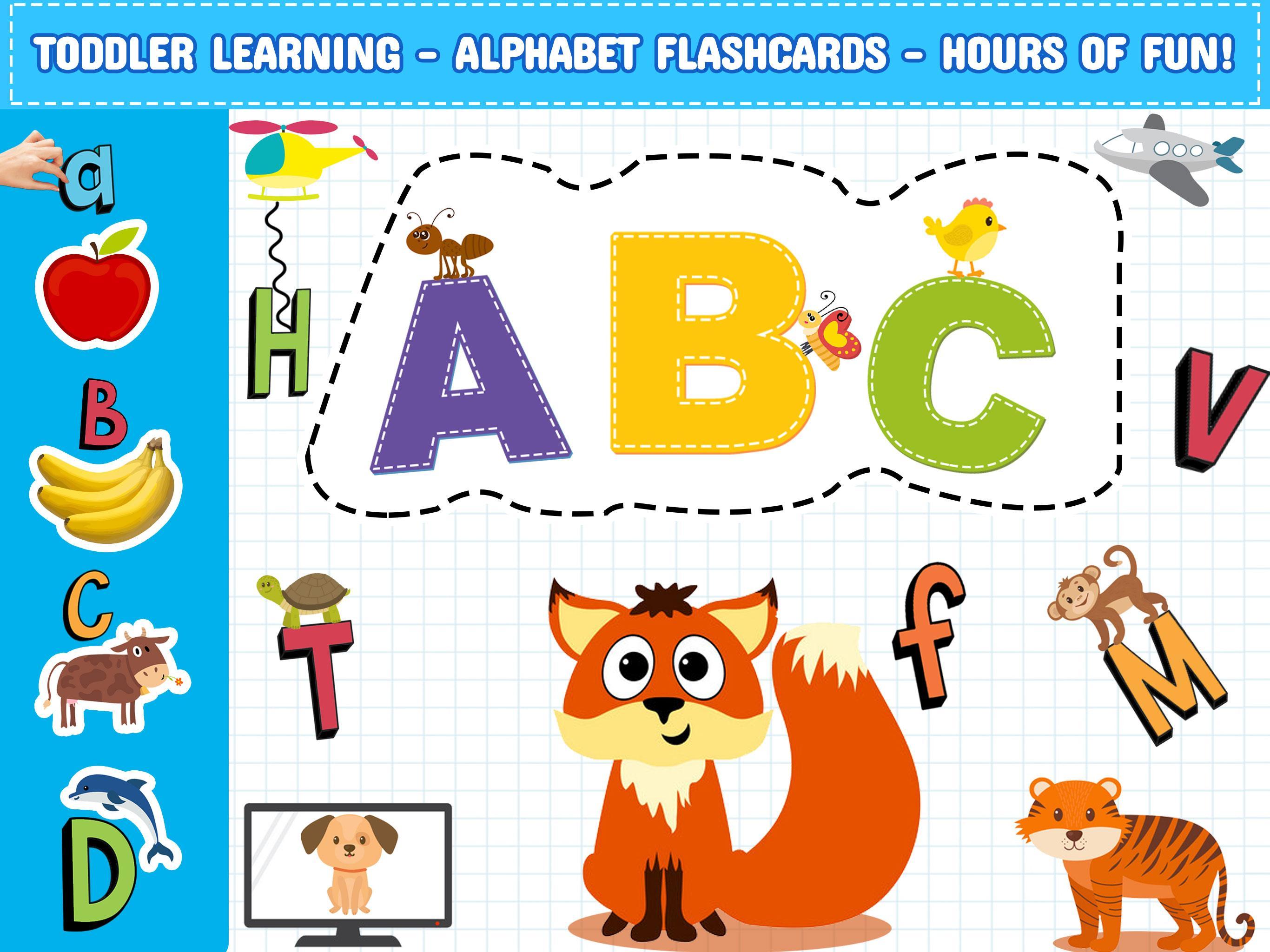 Toddlers Abc Flashcards Preschool Games For Kids For Android
