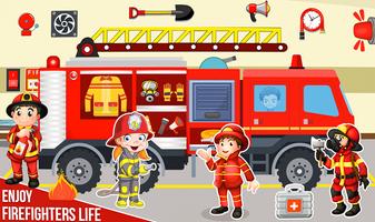 Jogo de simulação de bombeiros imagem de tela 1