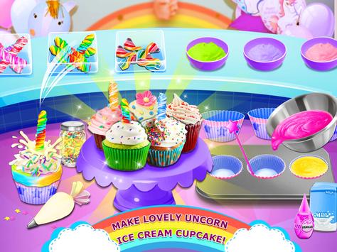 Rainbow Ice Cream - Unicorn Party Food Maker screenshot 6