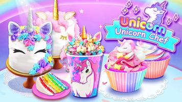 Girl Games: Unicorn Cooking 海报