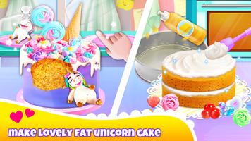 Girl Games: Unicorn Cooking تصوير الشاشة 1