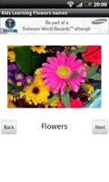 Kids Learning Flowers Names poster