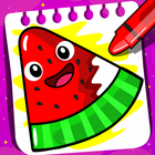 Fruits Coloring-icoon