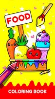 Fruits Coloring plakat