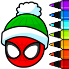 Superhero Coloring Book Games আইকন