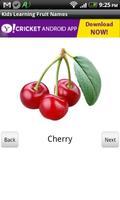 Kids Learning Fruit Names screenshot 2