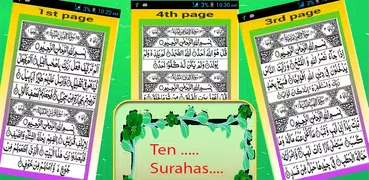 Ten Surahas of Quran