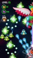 Galaxy Sky Chicken Shooting Poster