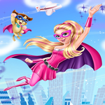 Super Hero Girl Dress Up Game icon