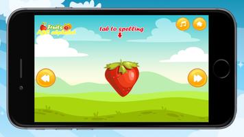 ABC Jeux pour enfants - Apprendre Fruits capture d'écran 3