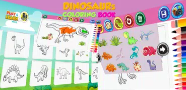 Dinosaur Coloring Book