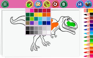 Desenhos de dinossauro para colorir imagem de tela 1