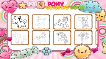 Little Pony Coloring Book poster