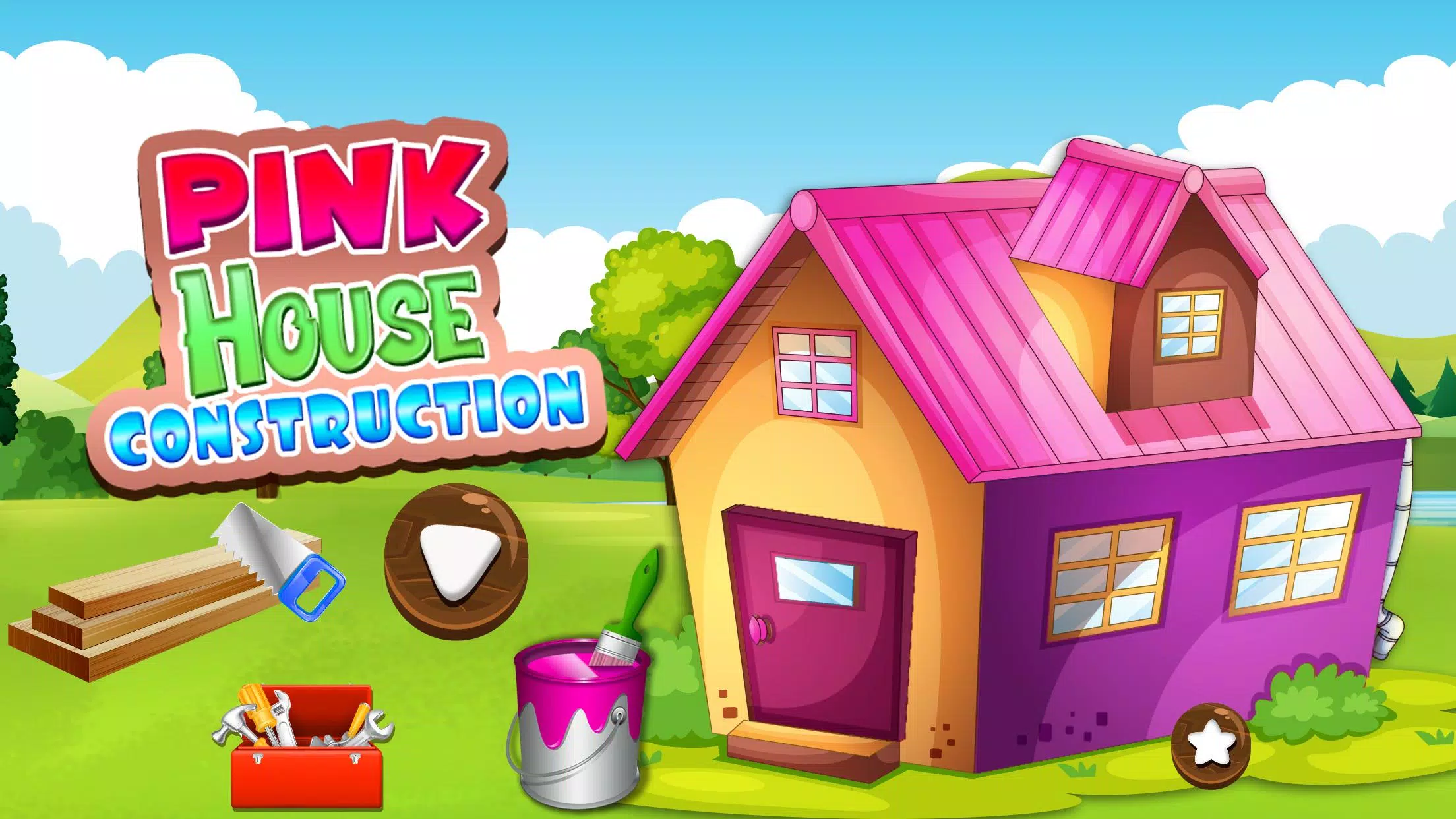 بناء منزل الوردي APK للاندرويد تنزيل