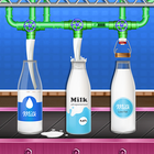 Milchviehbetrieb Milchfabrik Zeichen