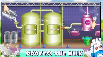 Milchviehbetrieb Milchfabrik Plakat