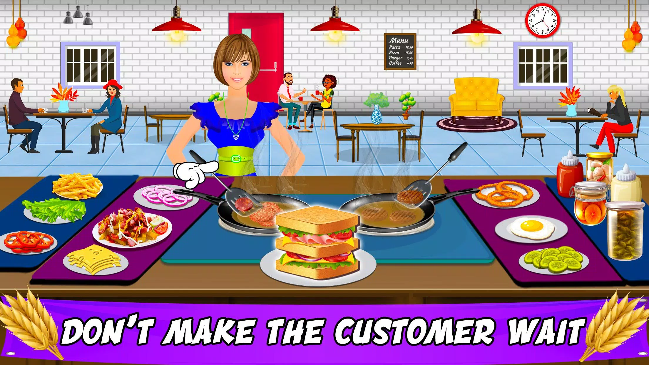 Download do APK de Fabricante de fast food - jogo de fazer comida