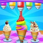 冰淇淋甜筒制造商工厂：冰糖游戏 图标