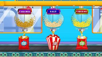 Popcorn Snack Cooking Factory plakat