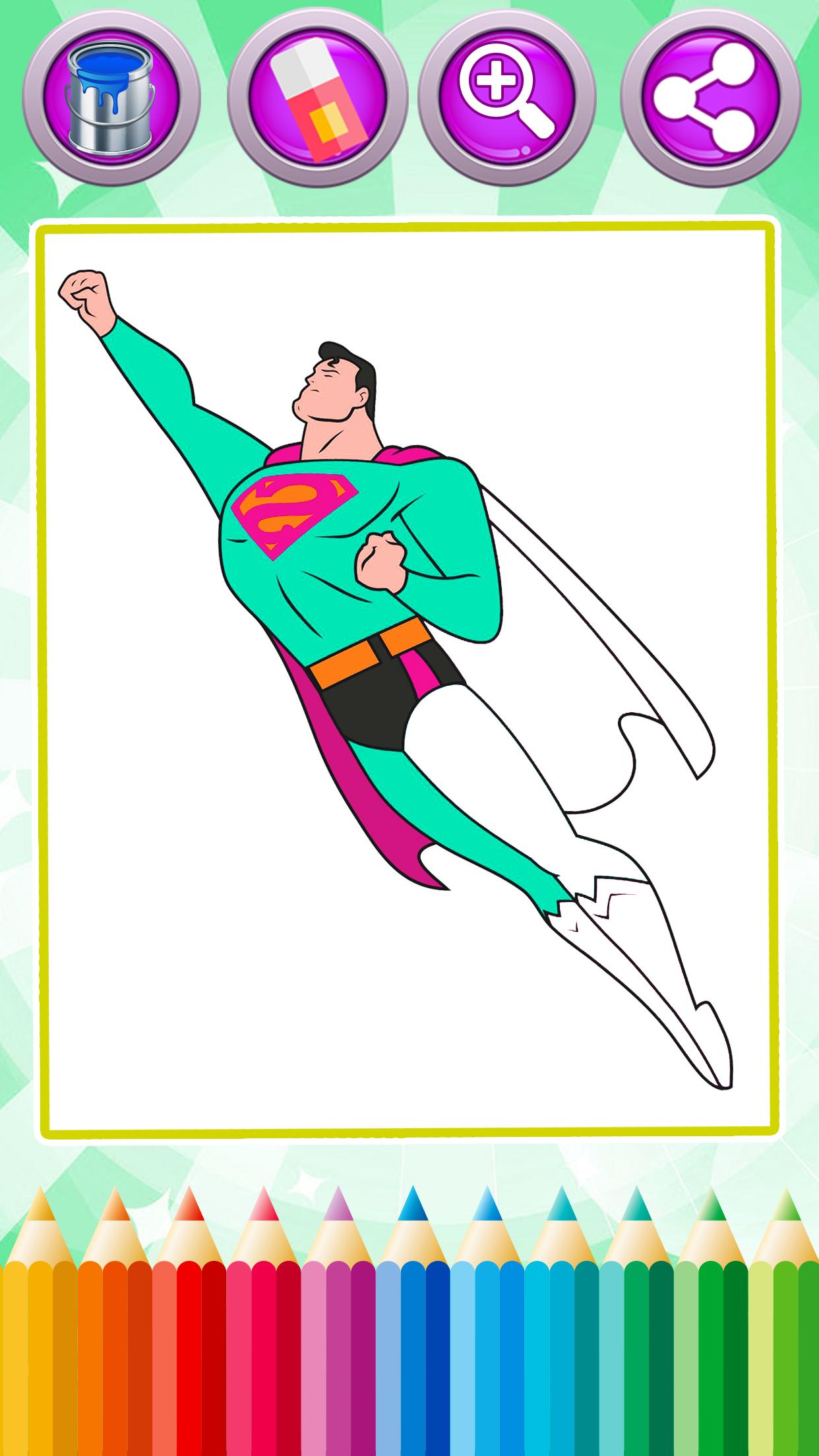 Download Superhero Coloring Book Games for Android - APK Download