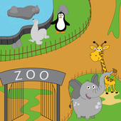 Trip to the zoo for kids 아이콘