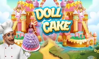 permainan menghias kue boneka poster