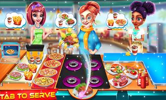 Crazy Chef pizza Maker- Hot Dog Maker Cooking Game Affiche