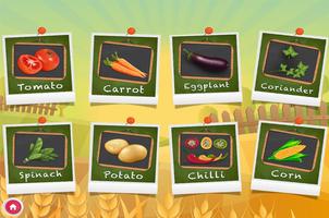 1 Schermata Vegetables Name Learning game Pre School