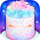 Unicorn Cotton Candy Cake ikon