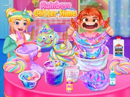 DIY Slime Maker 2 - Rainbow Glitter Slime Affiche