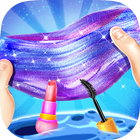 Glitter Galaxy Makeup Slime - Slime Simulator icône