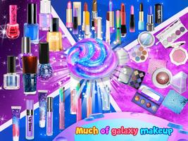Glitter Galaxy Makeup Slime - Slime Simulator capture d'écran 1