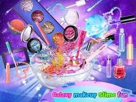 Glitter Galaxy Makeup Slime - Slime Simulator capture d'écran 3