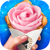 Flower Ice Cream - Trendy Frozen Food