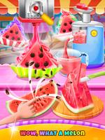 Watermelon Ice Cream Desserts Affiche