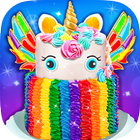 Rainbow Unicorn Cake иконка