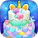 Unicorn Mermaid Cake aplikacja