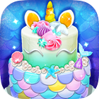 Unicorn Mermaid Cake آئیکن