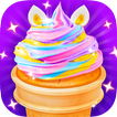 Unicorn Cupcake Cone - Trendy Rainbow Food