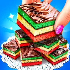Unicorn Rainbow Cookies Icon