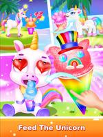 Unicorn Snow Cone - Rainbow Princess Affiche