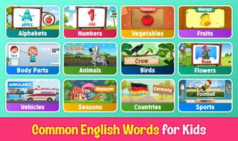 Kids English Learning Games Poster