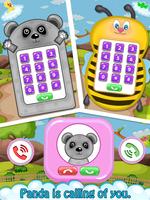 Animals baby Phone for toddler Affiche