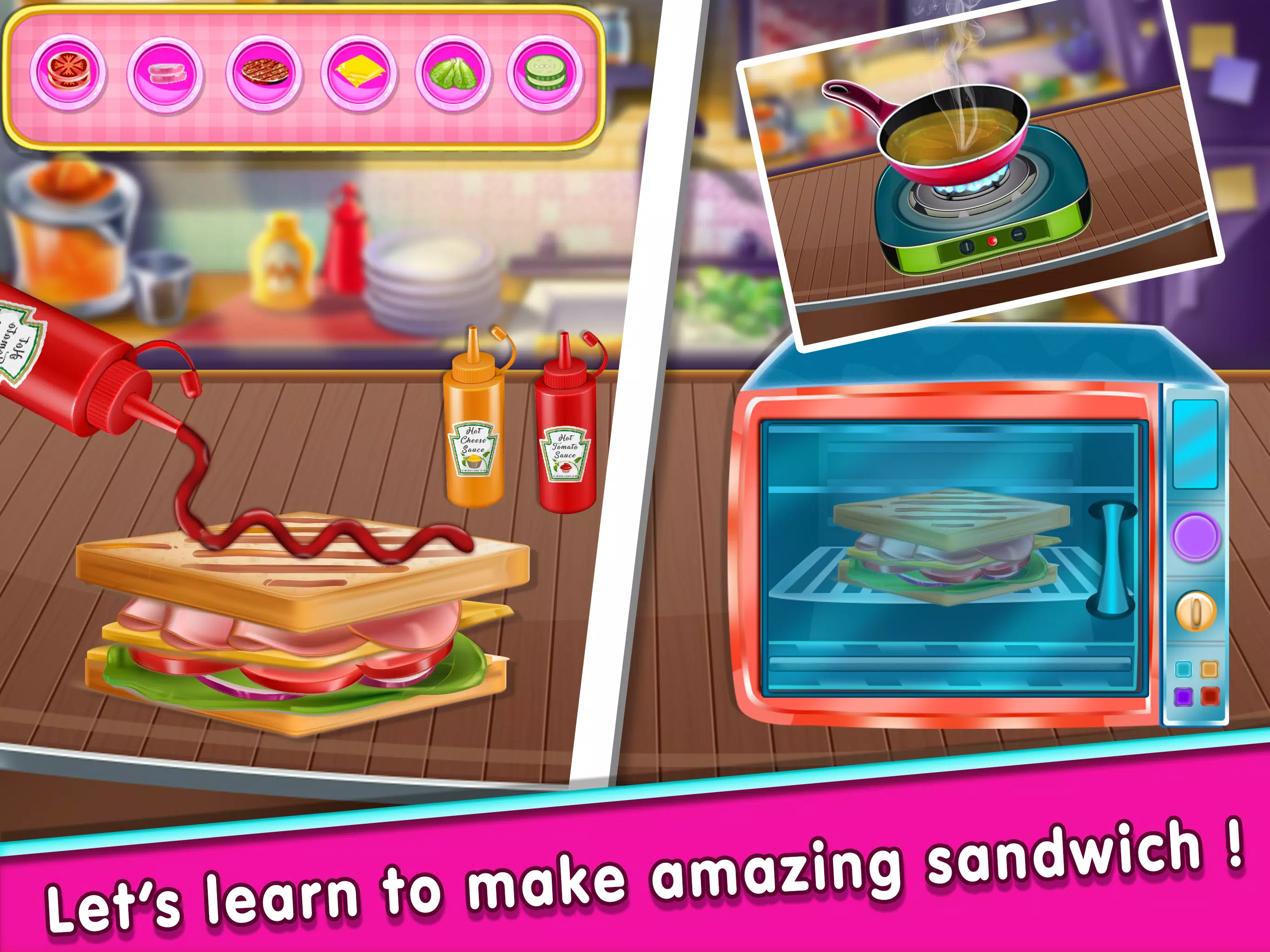 Download do APK de Fabricante de fast food - jogo de fazer comida para  Android