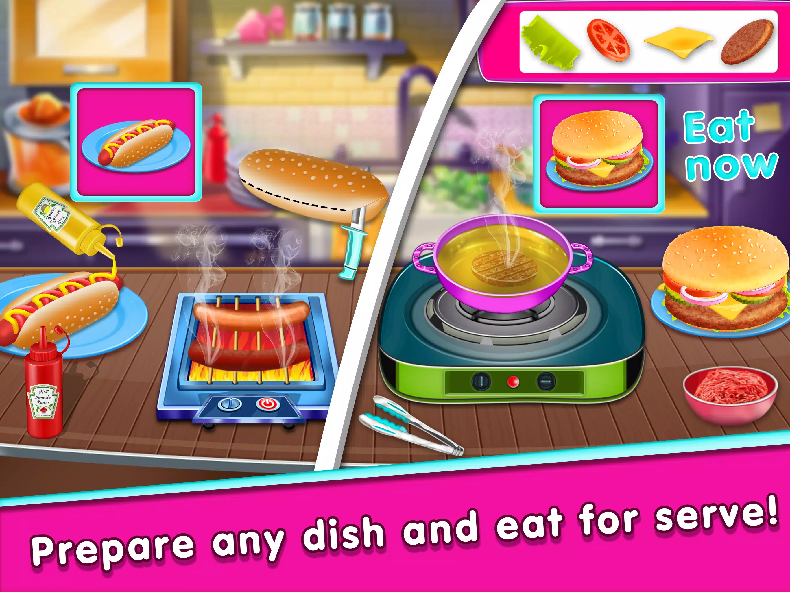 Fast Food Fun Cooking Games 3D - Apps on Google Play